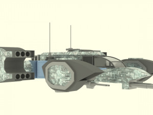 Mars - s500 spaceship Modelo 3D