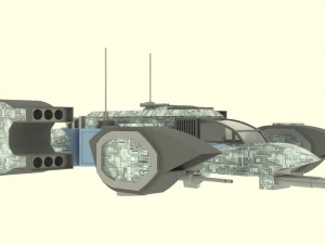 Mars - s500 spaceship 3D Model