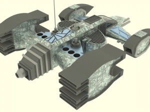 Mars - s500 spaceship 3D Model