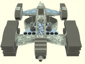Mars - s500 spaceship Modelo 3D