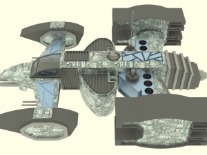 Mars - s500 spaceship Modelo 3D