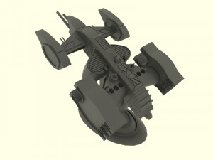 Mars - s500 spaceship Modelo 3D