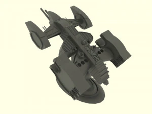 Mars - s500 spaceship 3D Model