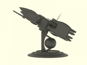 Mars - s500 spaceship Modelo 3D