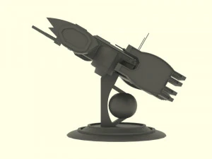 Mars - s500 spaceship 3D Model