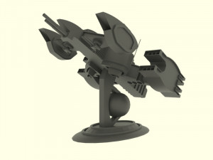 Mars - s500 spaceship Modelo 3D