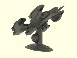 Mars - s500 spaceship 3D Model