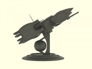 Mars - s500 spaceship 3D Model