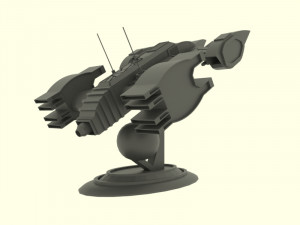 Mars - s500 spaceship Modelo 3D