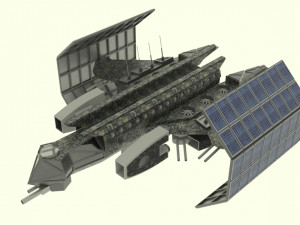 Mars - s800 spaceship 3D Model