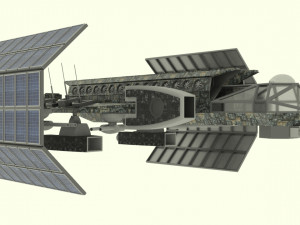 Mars - s800 spaceship Model 3D