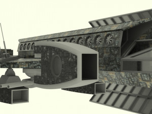 Mars - s800 spaceship Model 3D