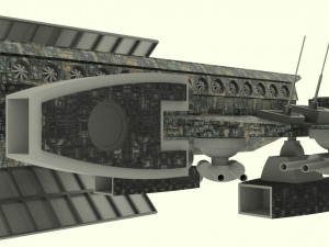 Mars - s800 spaceship Model 3D