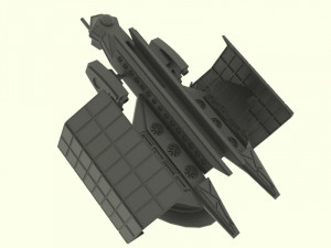 Mars - s800 spaceship Model 3D