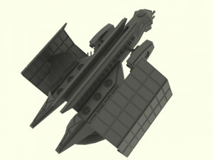 Mars - s800 spaceship Model 3D