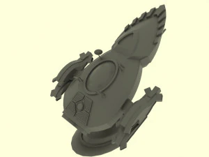 Mig - 800 spaceship 3D Model