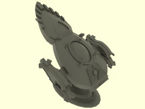 Mig - 800 spaceship 3D Model