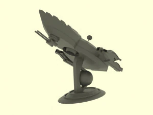 Mig - 800 spaceship 3D Model
