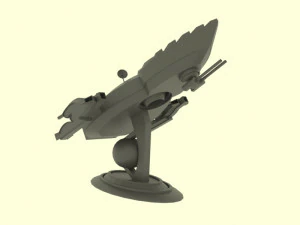 Mig - 800 spaceship 3D Model