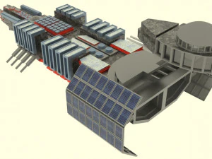 Mig - t spaceship 3D Model