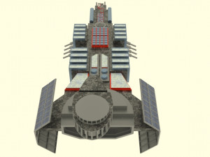 Mig - t spaceship 3D 模型
