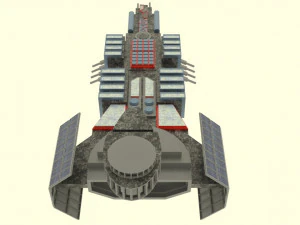 Mig - t spaceship 3D Model