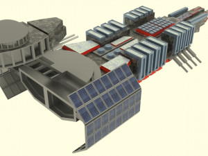 Mig - t spaceship 3D 模型