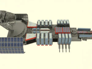 Mig - t spaceship 3D Model