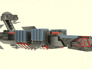Mig - t spaceship 3D Model
