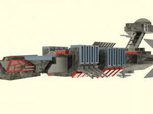 Mig - t spaceship 3D 模型