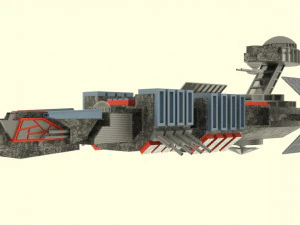 Mig - t spaceship 3D Model