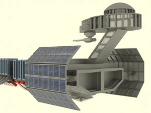 Mig - t spaceship 3D Model