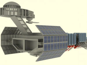 Mig - t spaceship 3D Model