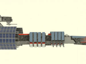 Mig - t spaceship 3D Model