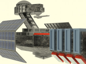 Mig - t spaceship 3D 模型