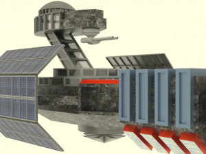 Mig - t spaceship 3D Model