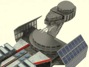 Mig - t spaceship 3D Model