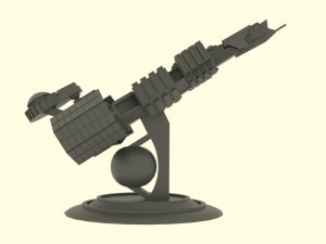 Mig - t spaceship 3D 模型