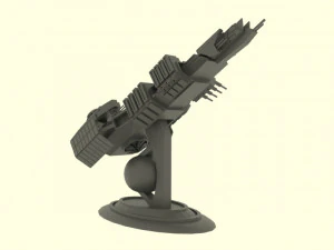 Mig - t spaceship 3D Model