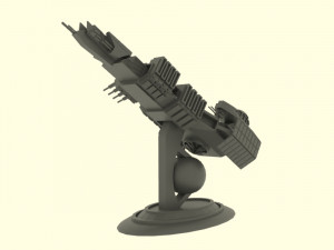 Mig - t spaceship 3D 模型