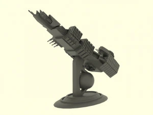 Mig - t spaceship 3D Model
