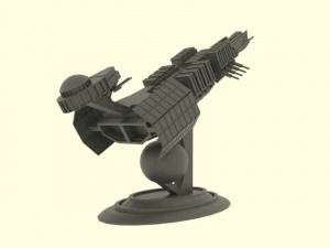 Mig - t spaceship 3D 模型