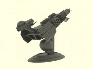 Mig - t spaceship 3D Model