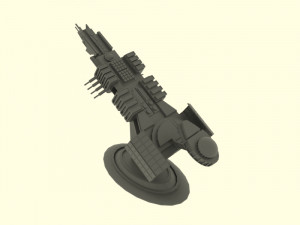 Mig - t spaceship 3D 模型