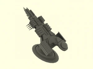 Mig - t spaceship 3D Model