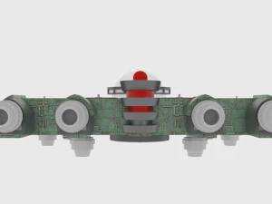Mig-500 spaceship 3D Model