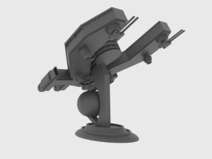 Mig-500 spaceship Modelo 3D