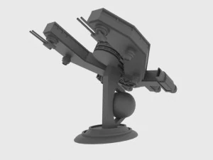 Mig-500 spaceship 3D Model