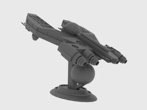 Mig-500 spaceship Modelo 3D