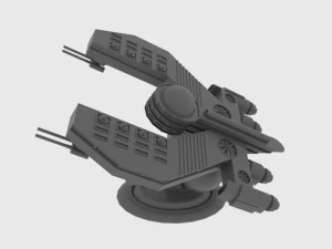 Mig-500 spaceship 3D Model